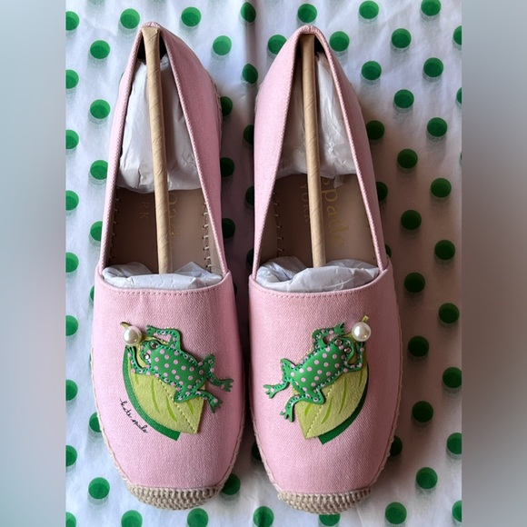 🐸 KATE SPADE RIBBIT ESPADRILLES 🐸 NWT 🐸 - Picture 6 of 16